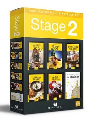 İngilizce Seviyeli Hikayeler Seti - Stage-2 | MK Publications