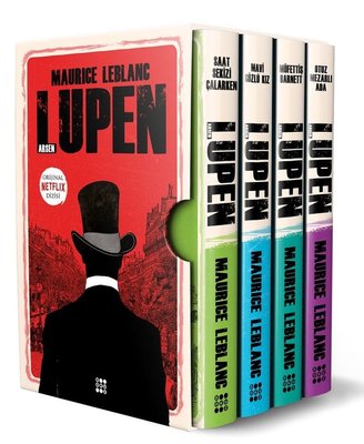 Arsen Lüpen Kutulu Siyah Set - 4 Kitap Takım | Dokuz Yayınları