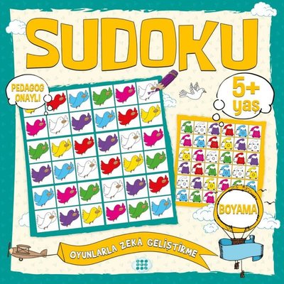 Çocuklar İçin Sudoku - Boyama 5+Yaş | Dokuz Yayınları