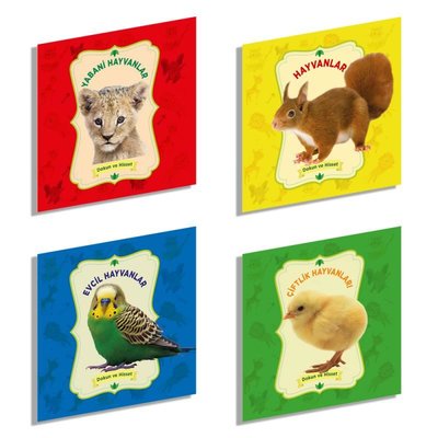 Dokun ve Hisset Seti - 4 Kitap Takım | 0-6 Yaş Yayınları