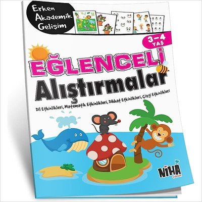 Eğlenceli Alıştırmalar 3 - 4 Yaş | Niha Çocuk