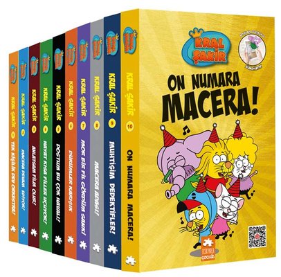 Kral Şakir Muhtişim Hediye Seti! - 10 Kitap Takım | Eksik Parça