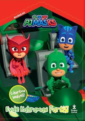 Pjmasks - Evde Kahraman Partisi - Boyama Evi | Doğan Çocuk
