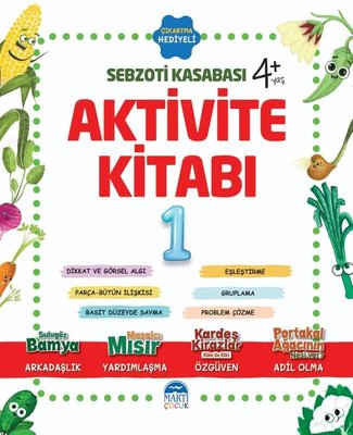 Aktivite Kitabı 1 - Sebzoti Kasabası | Martı Yayınları