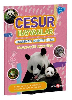 Cesur Hayvanlar - Çıkartmalı Aktivite Kitabı | Beta Kids
