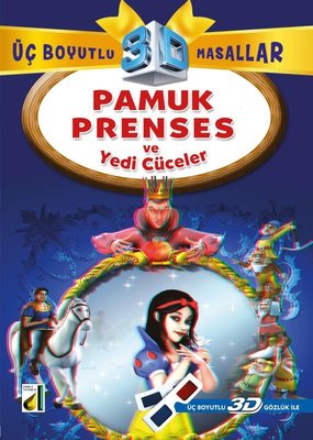 Pamuk Prenses ve Yedi Cüceler + 3D Gözlük Üç Boyutlu Masallar | Damla Yayınevi