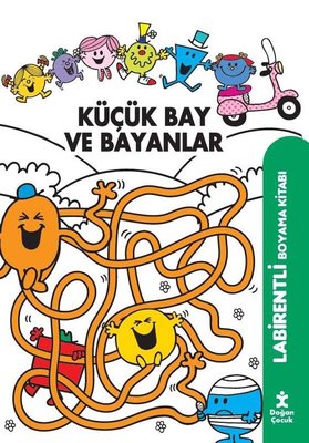 Küçük Bay ve Bayanlar - Labirentli Boyama Kitabı | Doğan Çocuk