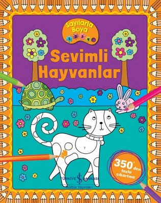 Sevimli Hayvanlar - Sayılarla Boya | İş Bankası Kültür Yayınları