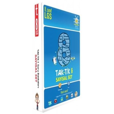 8.Sınıf Taktikli Sayısal Set | Tonguç Akademi (İnce Kapak)