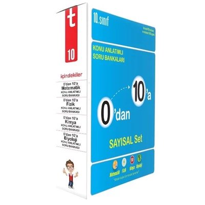 0'dan 10'a Konu Anlatımlı Soru Bankası Sayısal Set | Tonguç Akademi (İnce Kapak)
