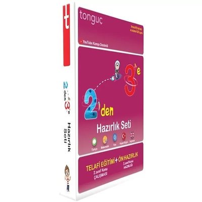 2'den 3'e Hazırlık Set | Tonguç Akademi (İnce Kapak)