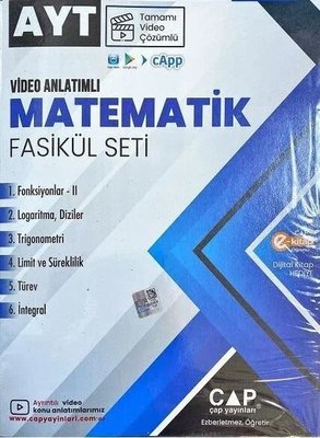 AYT Matematik Set | Çap Yayınları (İnce Kapak)