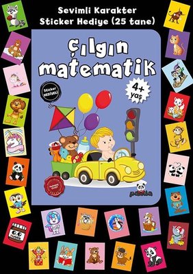 Çılgın Matematik - Stickerlı 4+ Yaş | Panda