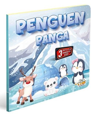 Penguen Panda - 3 Boyutlu Hareketli Kitap | 0-6 Yaş Yayınları