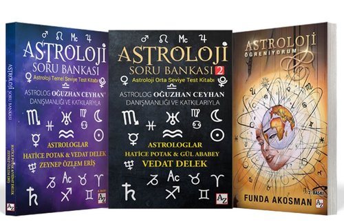 Astroloji Seti - 3 Kitap Takım | Az Kitap