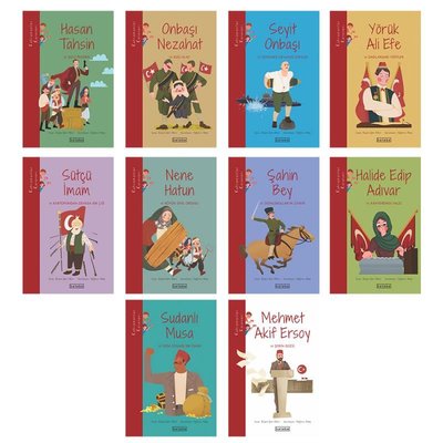 Kahramanlar Karavanı Seti - 10 Kitap Takım | Ketebe (İnce Kapak)