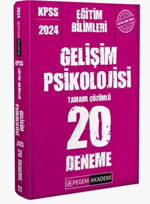 2024 KPSS Eğitim Bilimleri Gelişim Psikolojisi 20 Deneme | Pegem Akademi Yayıncılık