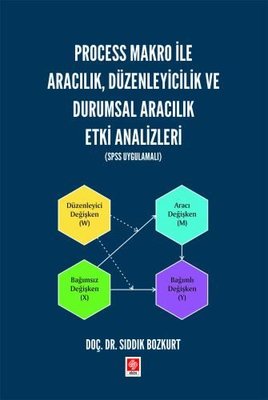 Process Makro İle Aracılık Düzenleyicilik ve Durumsal Aracılık Etki Analizleri - Spss Uygulamalı | Ekin Basım Yayın