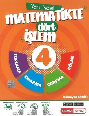 4. Sınıf Yeni Nesil Dört İşlem Matematik | Kırmızı Beyaz Yayınları-Eğitim