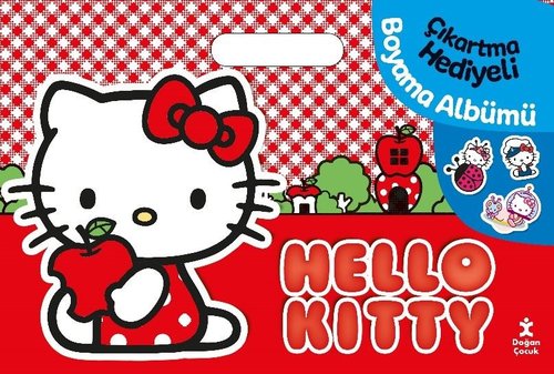 Hello Kitty - Çıkartma Hediyeli Boyama Albümü | Doğan Çocuk
