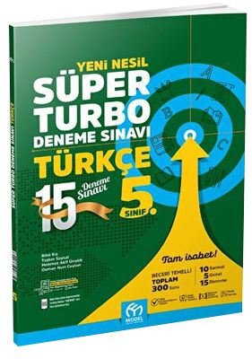 5. Sınıf Türkçe Yeni Nesil Süper Turbo Deneme Sınavı | Model Eğitim Yayınları