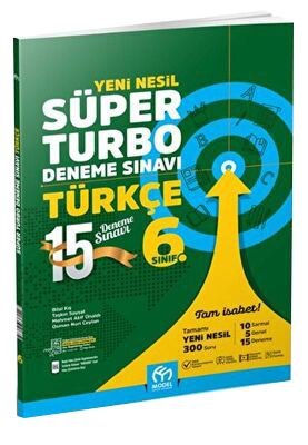 6. Sınıf Türkçe Yeni Nesil Süper Turbo Deneme Sınavı | Model Eğitim Yayınları