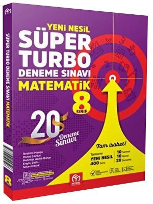 8. Sınıf Matematik Süper Turbo Deneme Sınavı | Model Eğitim Yayınları