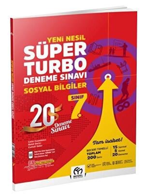 7. Sınıf Sosyal Bilgiler Yeni Nesil Süper Turbo Deneme Sınavı | Model Eğitim Yayınları