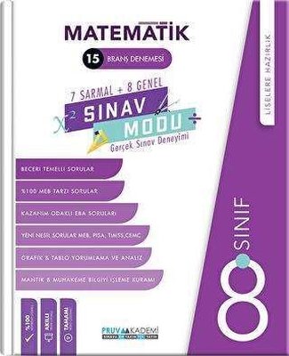 8. Sınıf Matematik Branş Denemesi | Pruva Akademi