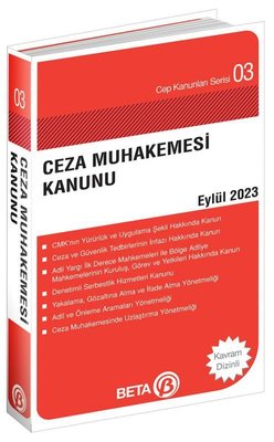 Ceza Muhakemesi Kanunu Cep Serisi Eylül 2023 | Beta Yayınları