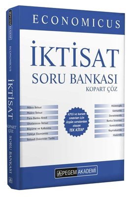 KPSS A Grubu Economicus İktisat Kopart Çöz Soru Bankası | Pegem Akademi Yayıncılık