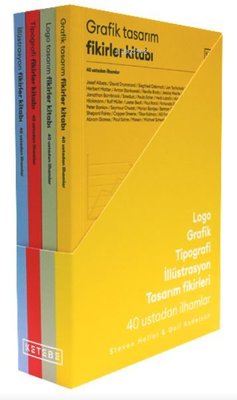 Tasarım Fikirler Kitapları Seti - 4 Kitap Takım | Ketebe (İnce Kapak)