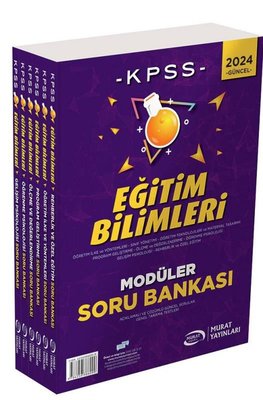 2024 KPSS Modüler Set Eğitim Bilimleri Soru Bankası | Murat Yayınları (İnce Kapak)