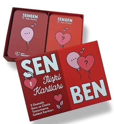 Sen Ben İlişki Kartları - 2 Destelik Soru ve Cümle Tamamlama Sohbet Kartları | Remzi Kitabevi
