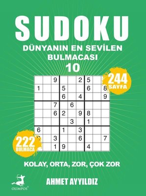 Sudoku - Dünyanın En Sevilen Bulmacası 10 | Olimpos Yayınları