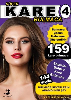 Süper Kare Bulmaca - 4 | Olimpos Yayınları