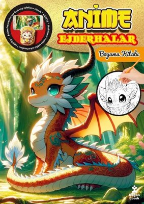 Anime Ejderhalar Boyama Kitabı | Doğan Çocuk