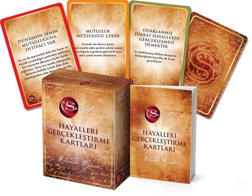 The Secret Hayalleri Gerçekleştirme Kartları - 65 Kartlık Deste ve Rehber Kitap | Butik