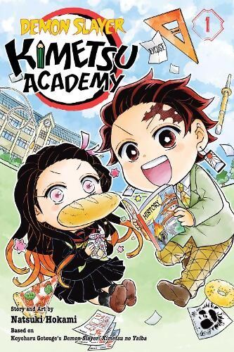 Demon Slayer: Kimetsu Academy, Vol. 1 (Demon Slayer: Kimetsu Academy) - Natsuki Hokami kitap kapağı