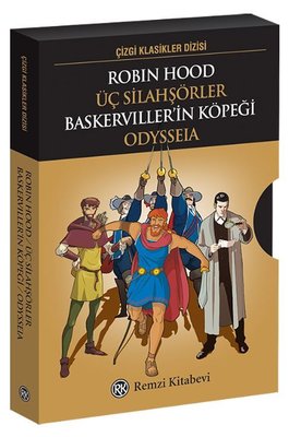 Çizgi Klasikler Dizisi Seti - 4 Kitap Takım - Kutulu | Remzi Kitabevi (İnce Kapak)