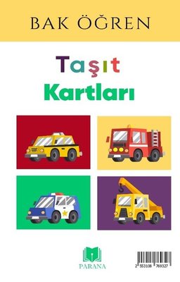 Taşıt Kartları - Bak Öğren - İlk Bilgilerim | Parana (İnce Kapak)