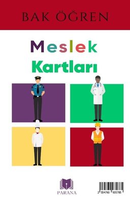 Meslek Kartları - Bak Öğren - İlk Bilgilerim | Parana (İnce Kapak)
