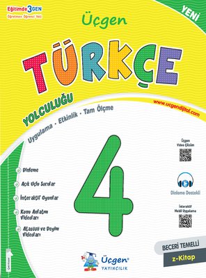 4. Sınıf Beceri Temelli Türkçe Yolculuğu | Üçgen Yayınları (İnce Kapak)
