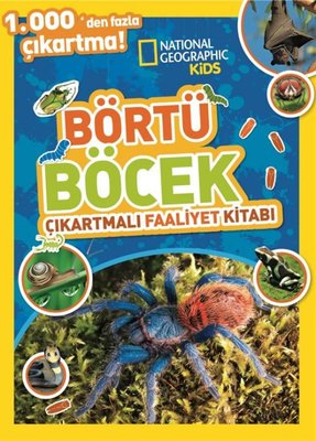 National Geographic Kids - Börtü Böcek Çıkartmalı Faaliyet Kitabı | Beta Kids (İnce Kapak)