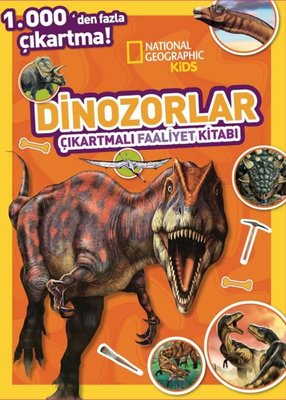 National Geographic Kids - Dinozorlar Çıkartmalı Faaliyet Kitabı | Beta Kids (İnce Kapak)