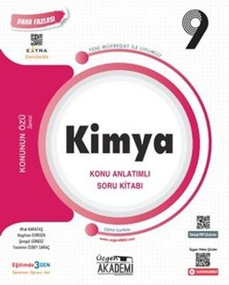 9. Sınıf Konunun Özü - Kimya Konu Anlatımlı Soru Kitabı | Üçgen Akademi (İnce Kapak)