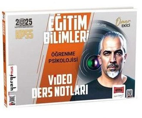 2025 KPSS Eğitim Bilimleri Öğrenme Psikolojisi Video Ders Notları | Yargı Yayınları (İnce Kapak)