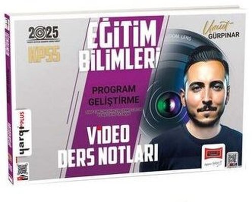 2025 KPSS Eğitim Bilimleri Program Geliştirme Sınıf Yönetimi - Öğretim Teknolojileri ve Materyal Tasarımı Video Ders Notları | Yargı Yayınları (İnce Kapak)