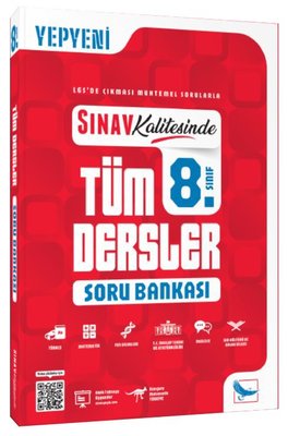 Sınav Kalitesinde 8. Sınıf LGS Tüm Dersler Soru Bankası | Sınav Yayınları (İnce Kapak)