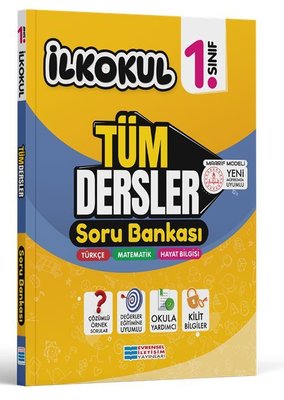 İlkokul 1. Sınıf Tüm Dersler Soru Bankası | Evrensel İletişim Yayınları (İnce Kapak)